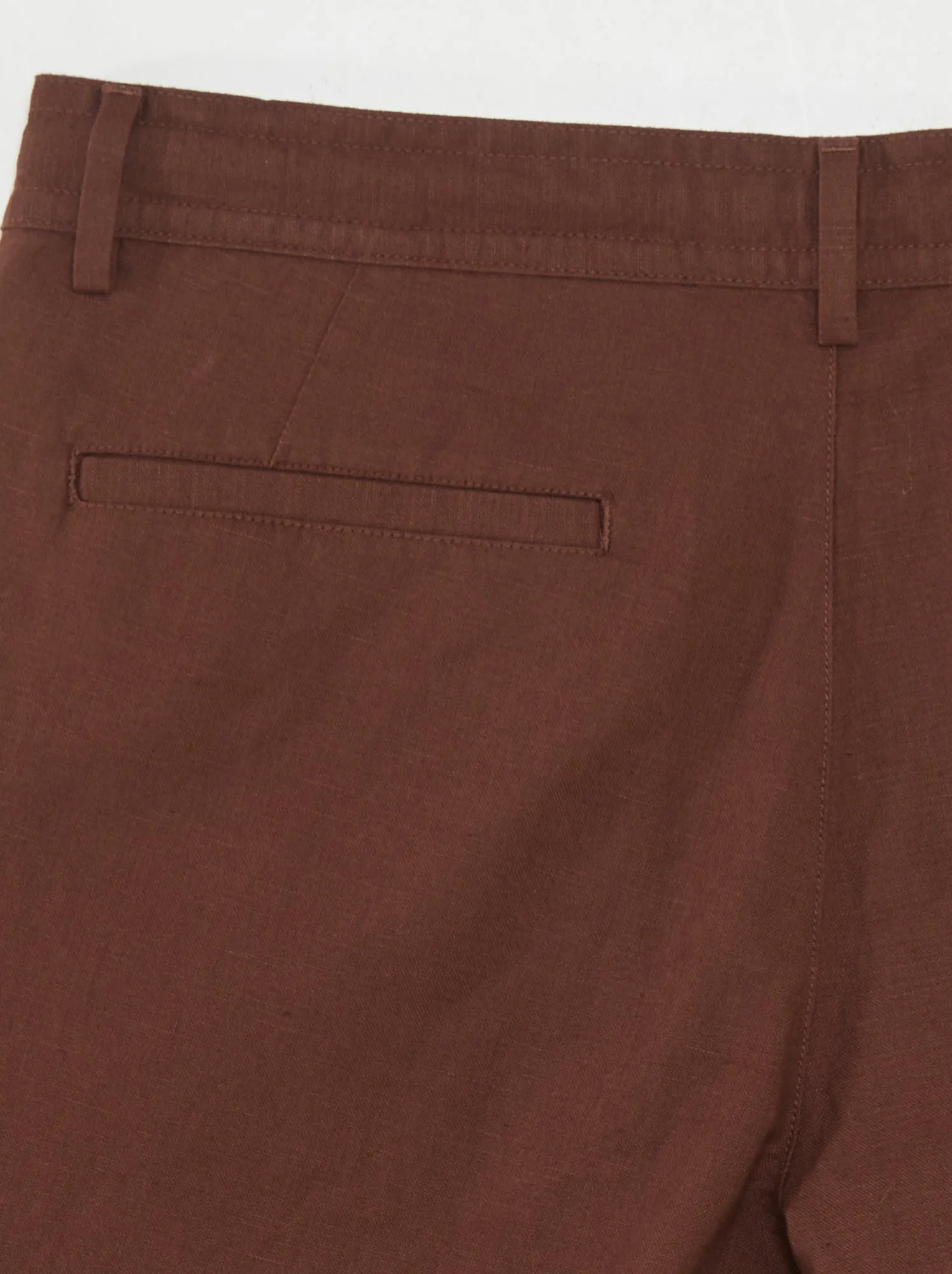 Pantaloni chino dritti - MARRONE