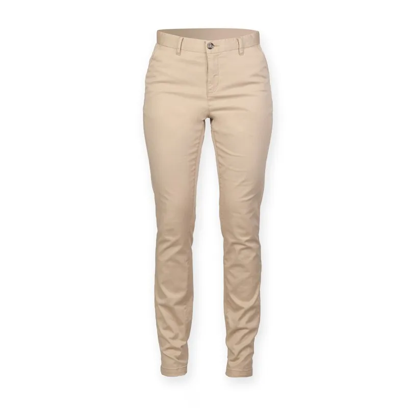 Pantaloni chino elasticizzati Donna