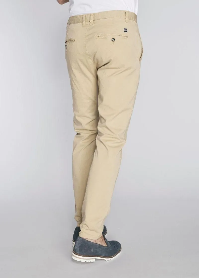 Pantaloni chino in gabardina