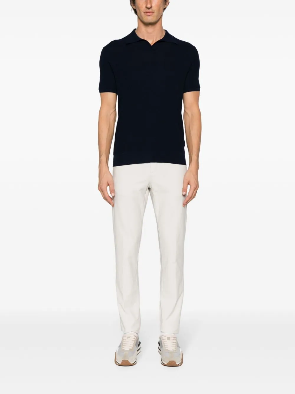 Pantaloni chino in grigio - uomo