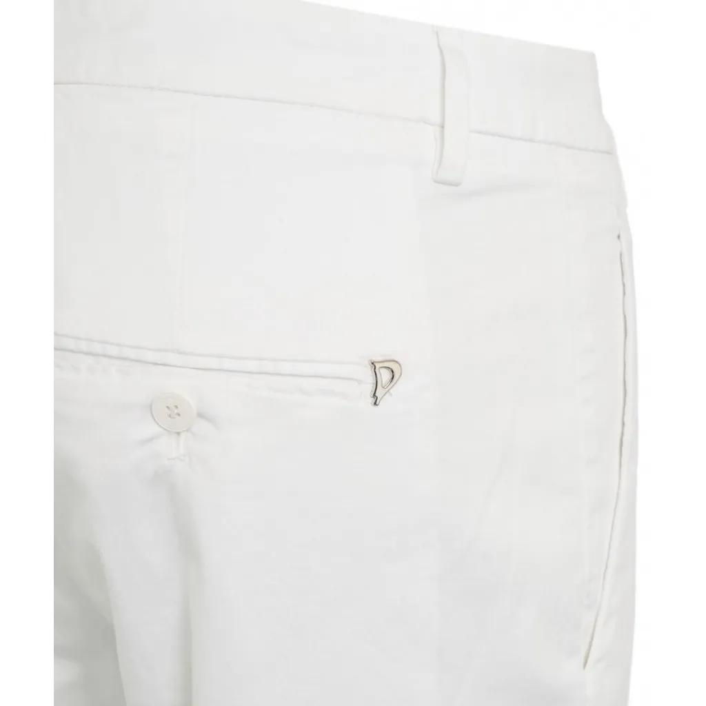 Pantaloni chino Nima bianco
