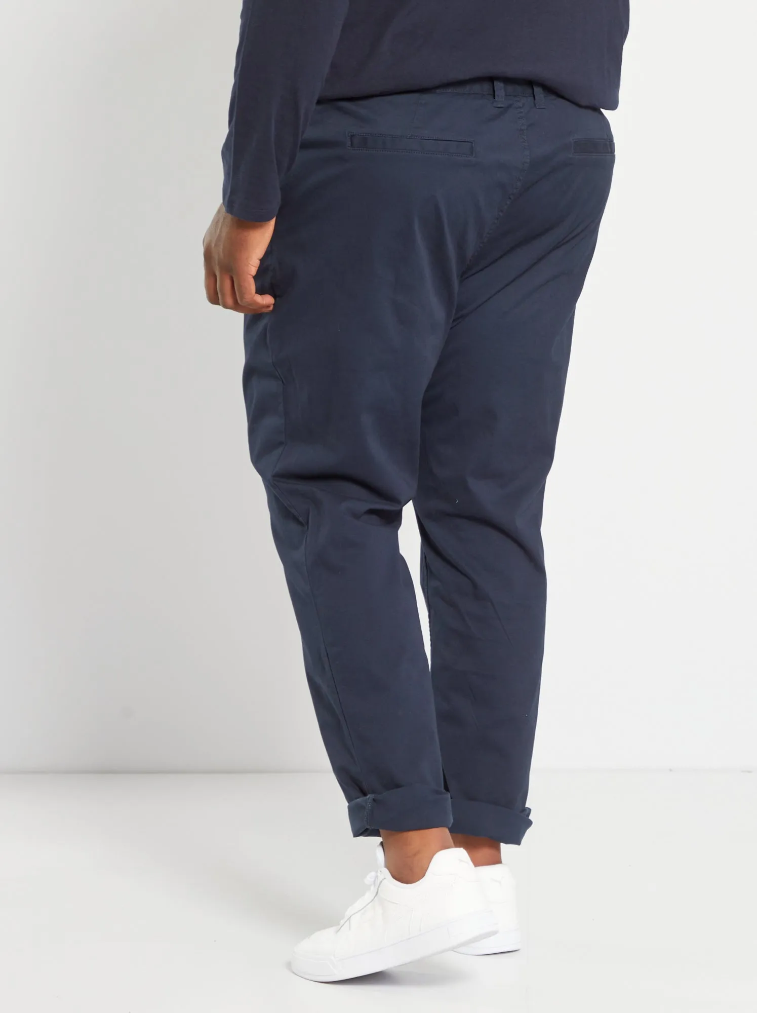 Pantaloni chino slim - L32 - BLU