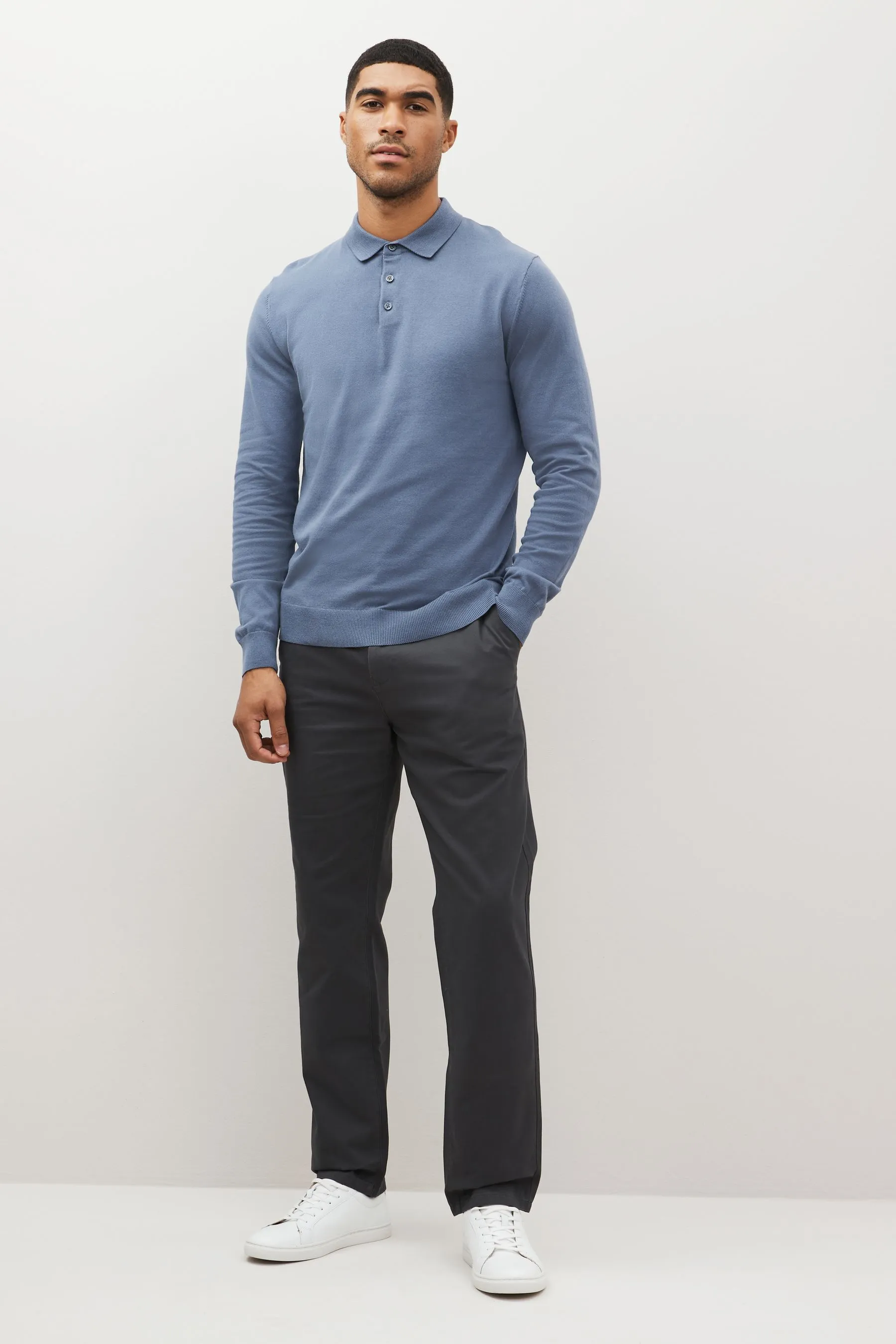 Pantaloni chino vestibilità dritta    