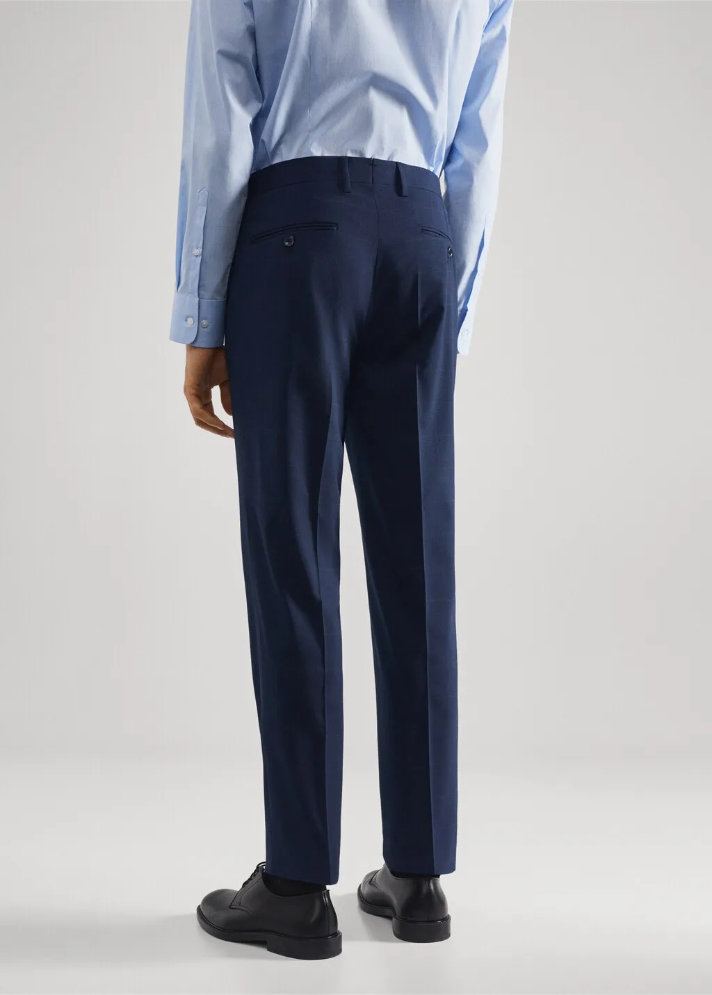 Pantaloni completo slim fit quadri