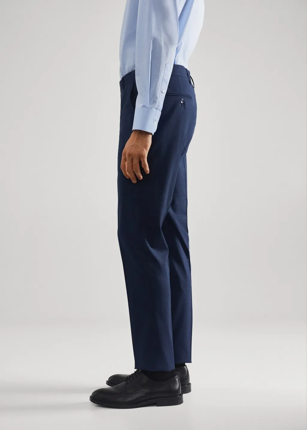 Pantaloni completo slim fit quadri