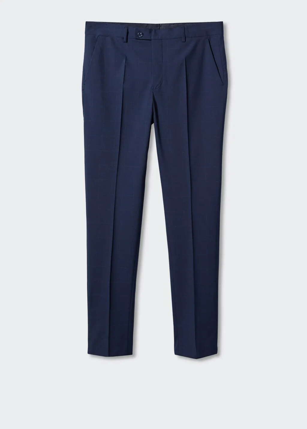 Pantaloni completo slim fit quadri
