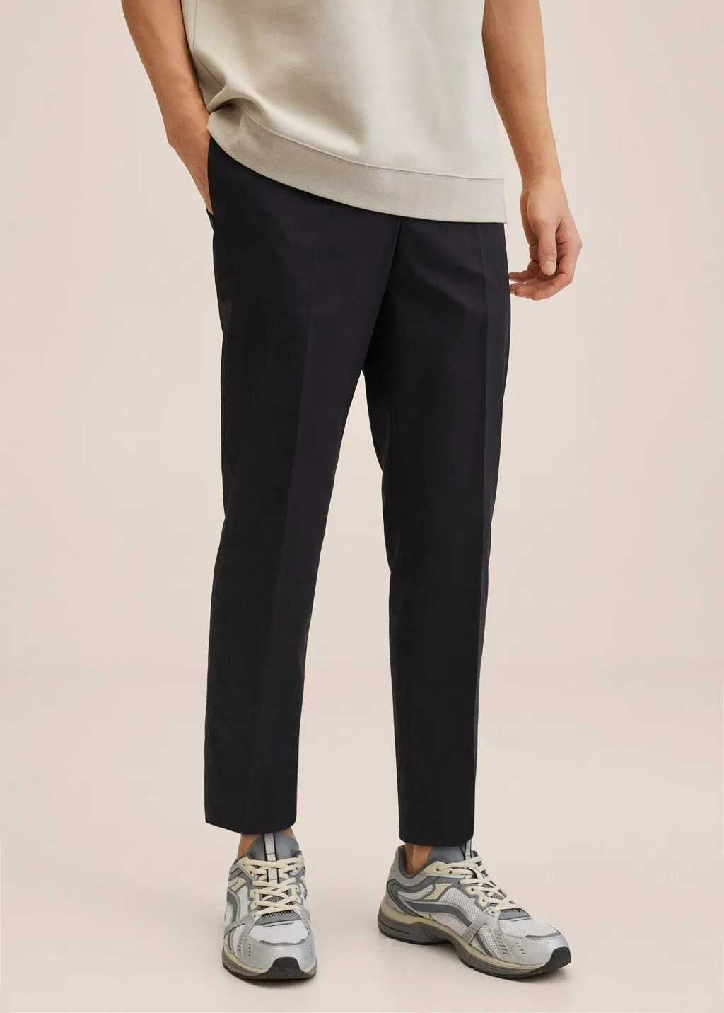 Pantaloni completo slim fit stretch