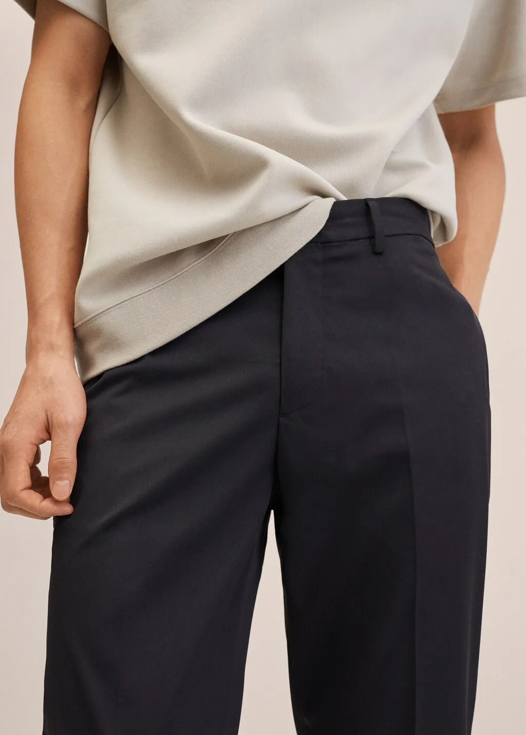Pantaloni completo slim fit stretch