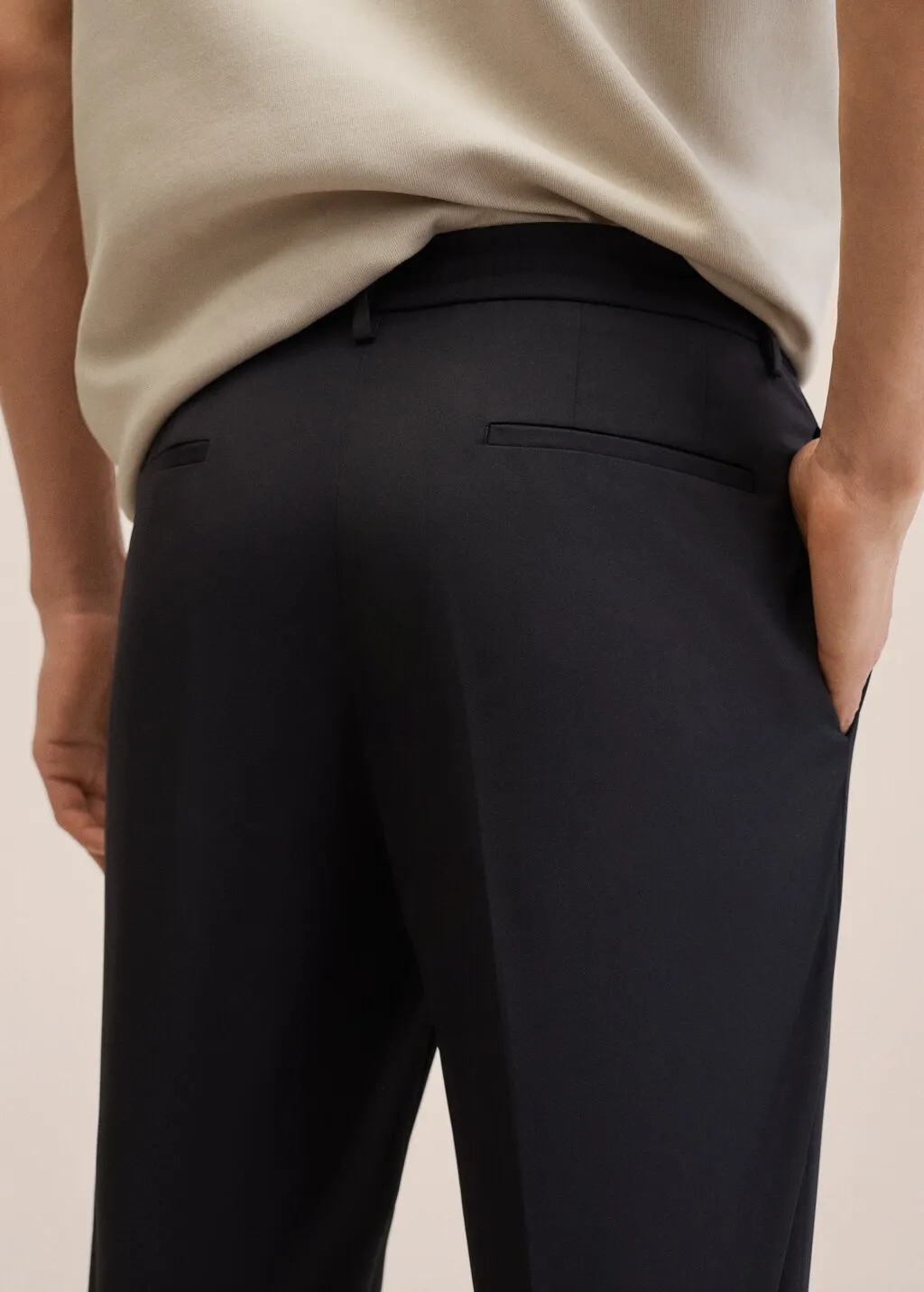Pantaloni completo slim fit stretch