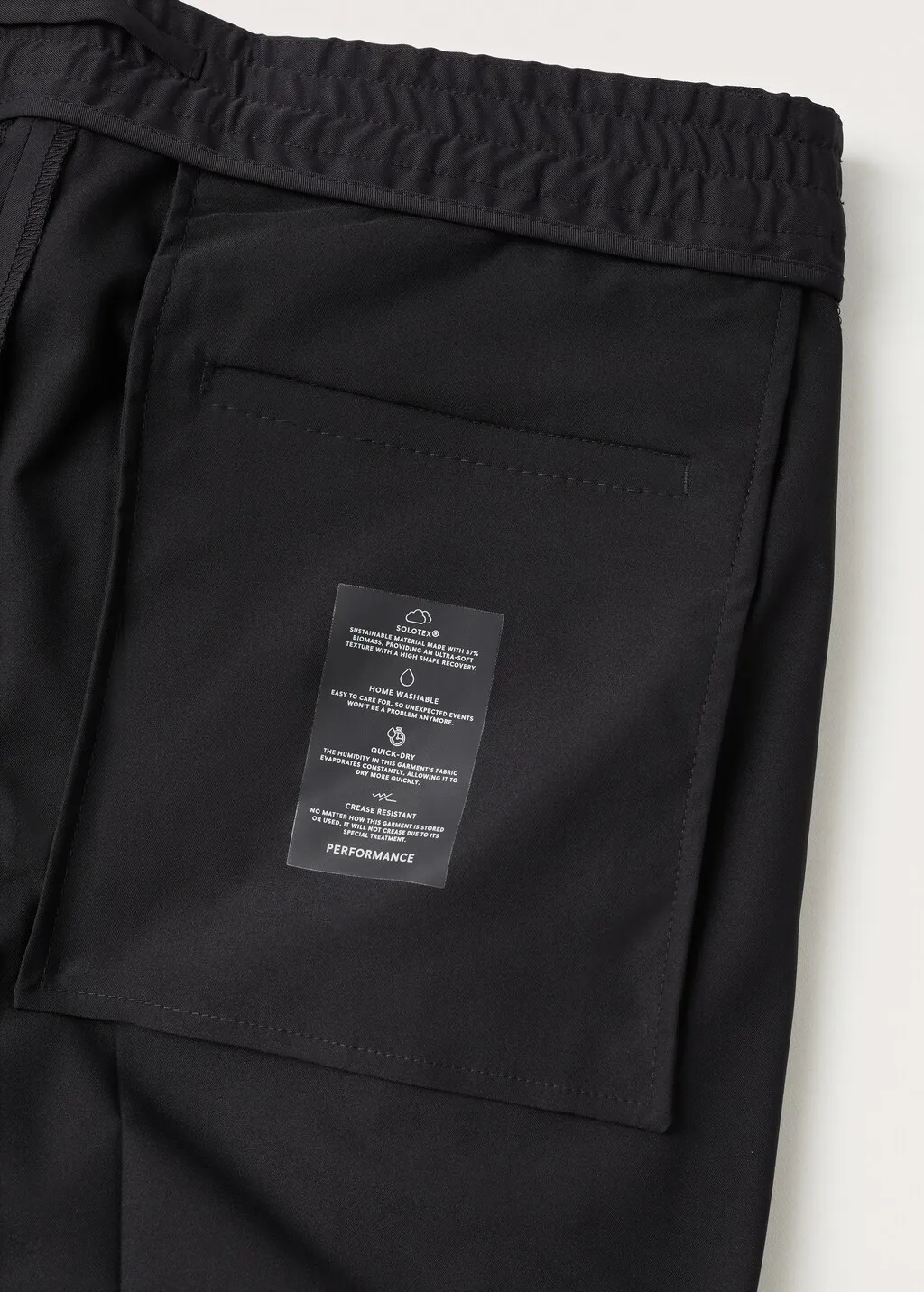 Pantaloni completo slim fit stretch