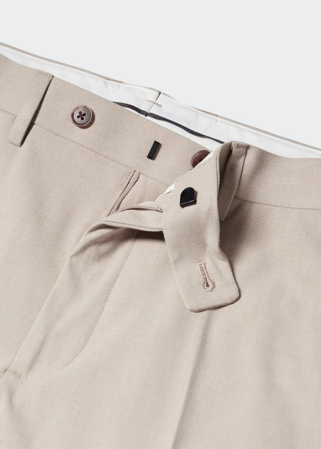 Pantaloni completo slim-fit tessuto stretch
