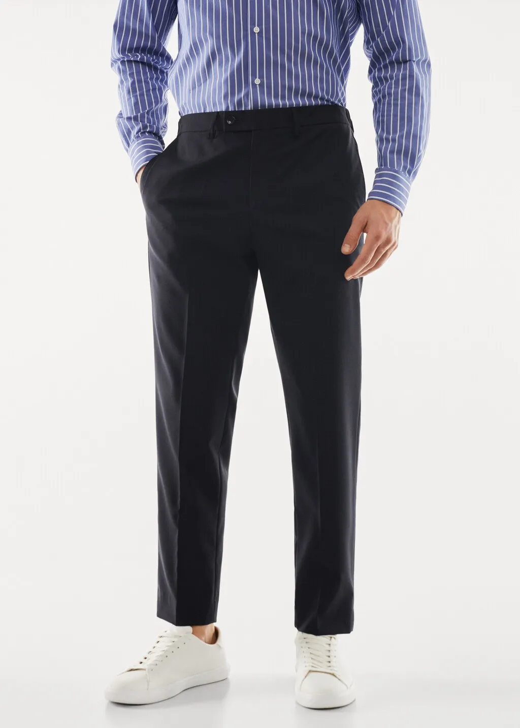 Pantaloni completo slim fit traspiranti