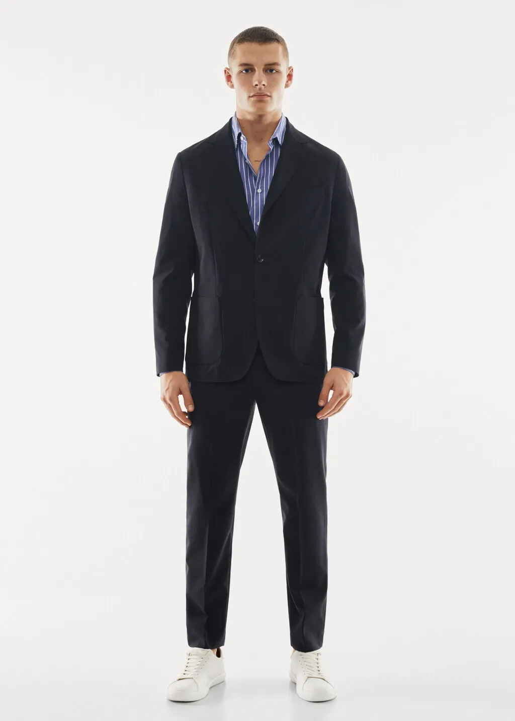 Pantaloni completo slim fit traspiranti