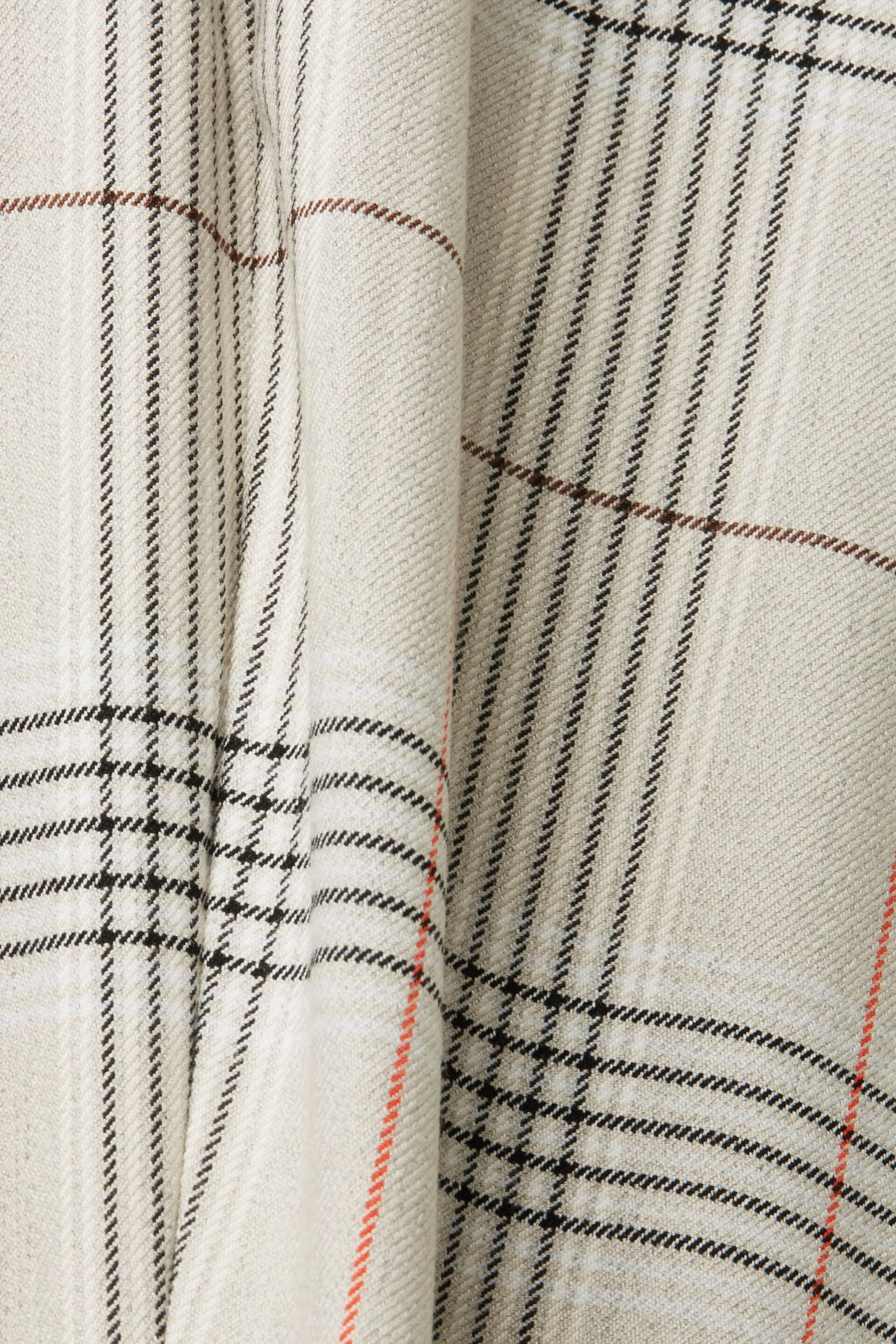 Pantaloni cropped a scacchi