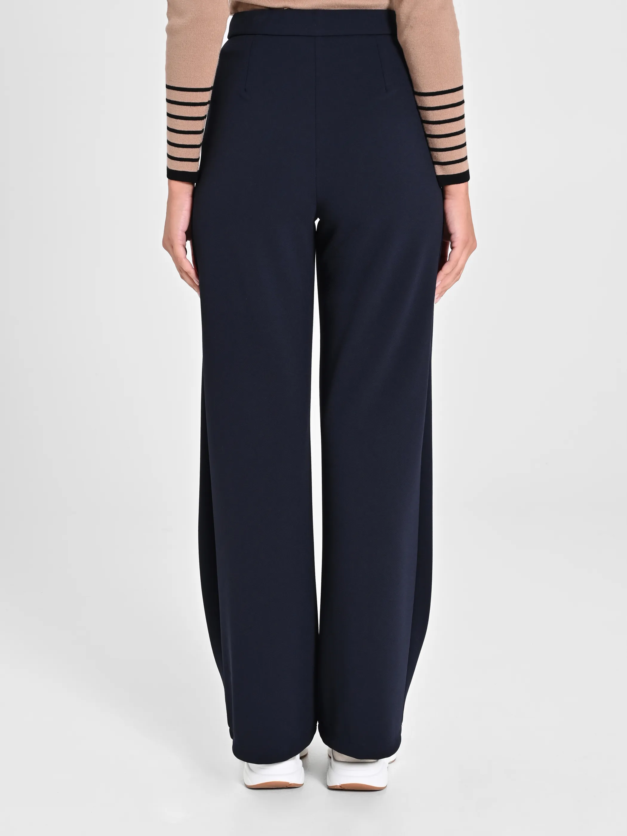      Pantaloni Cropped Blu Navy     