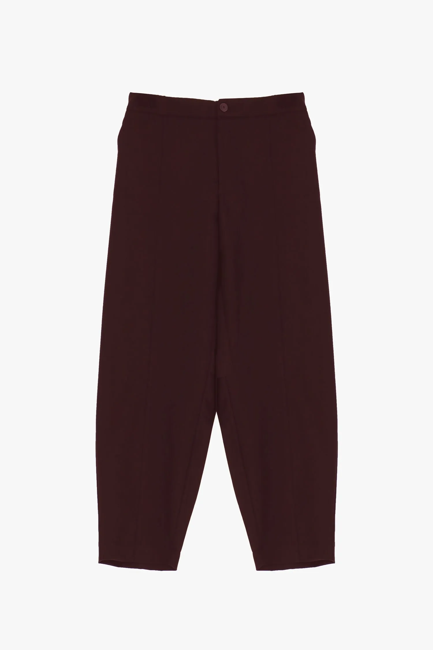   Pantaloni cropped con pieghe     