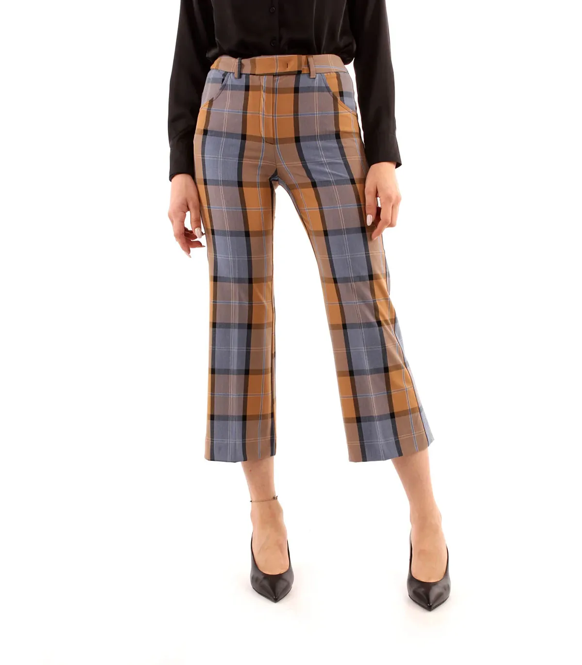 Pantaloni cropped Donna Emme Marella