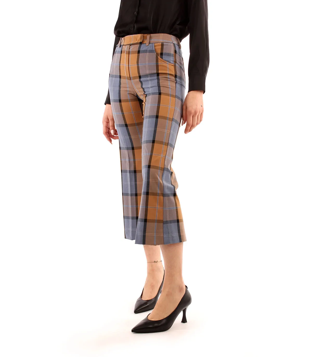 Pantaloni cropped Donna Emme Marella