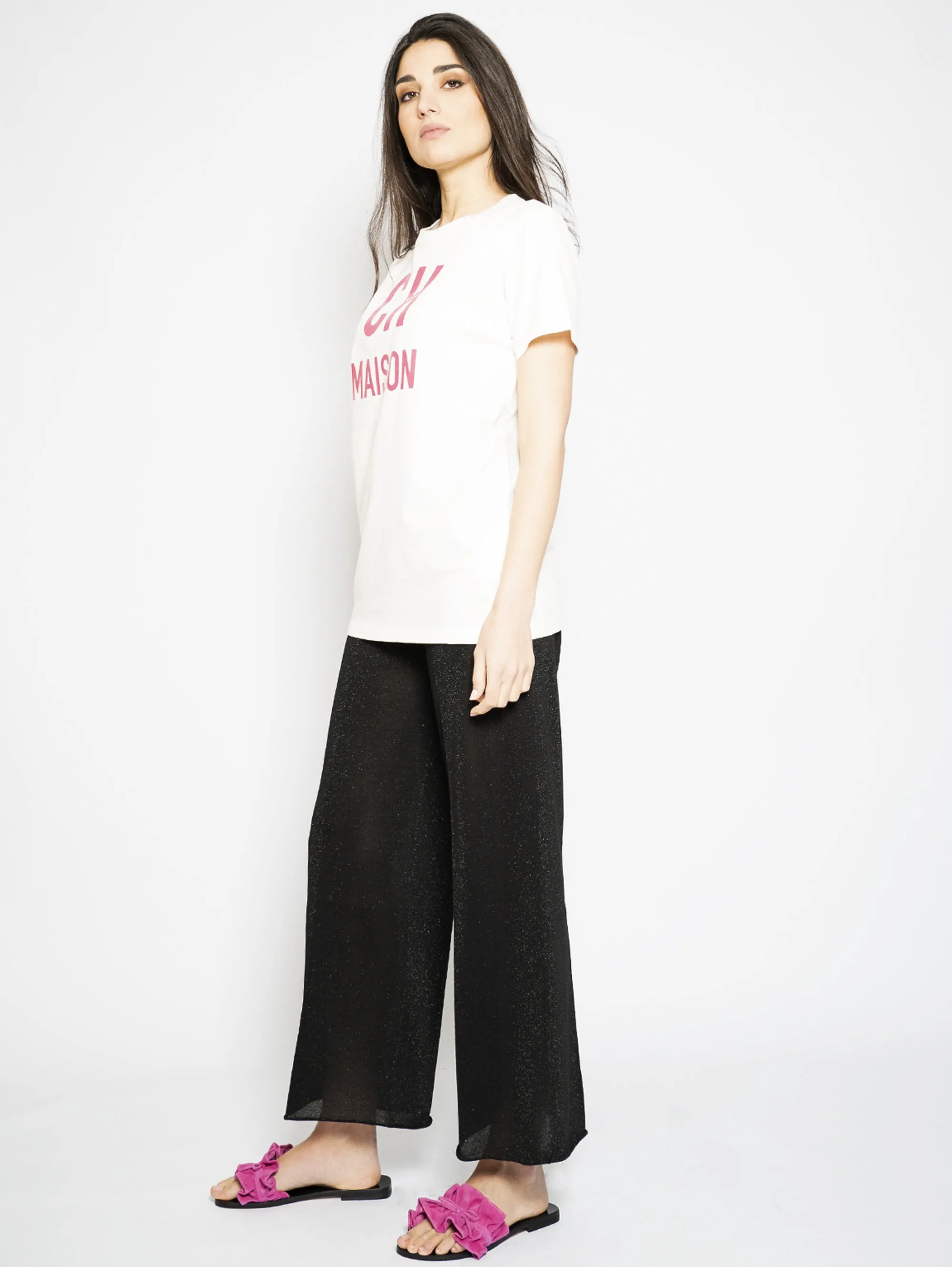 Pantaloni Cropped  Nero
