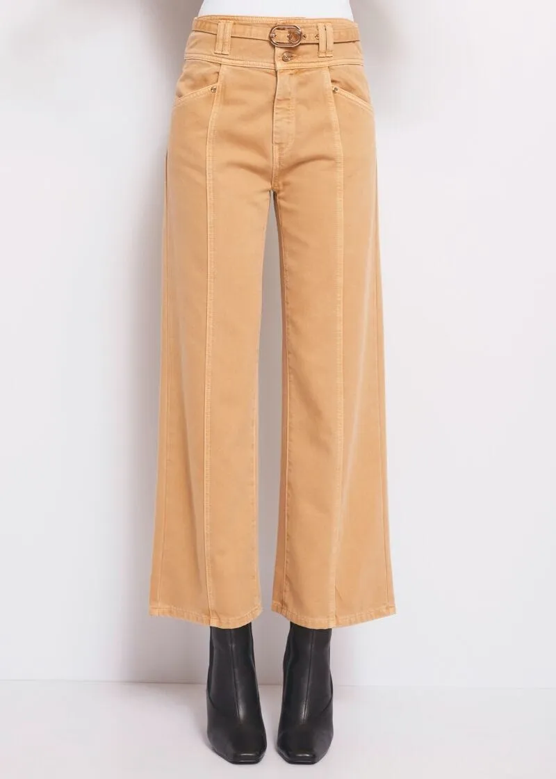 Pantaloni cropped wide leg