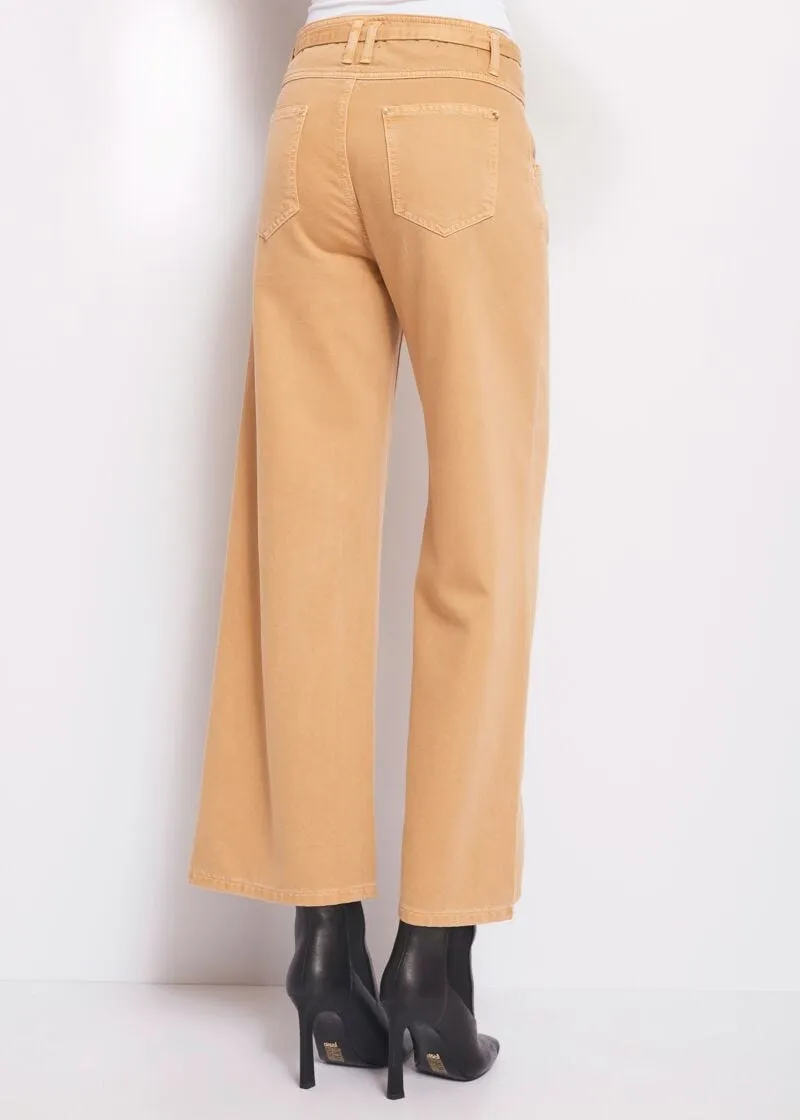 Pantaloni cropped wide leg