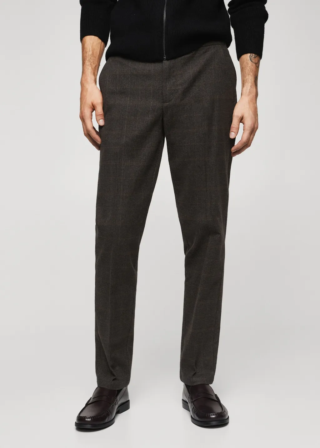 Pantaloni slim fit cotone