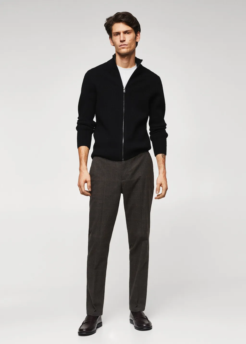 Pantaloni slim fit cotone