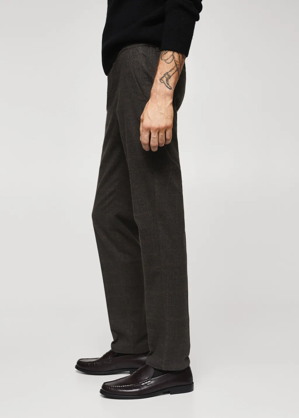 Pantaloni slim fit cotone