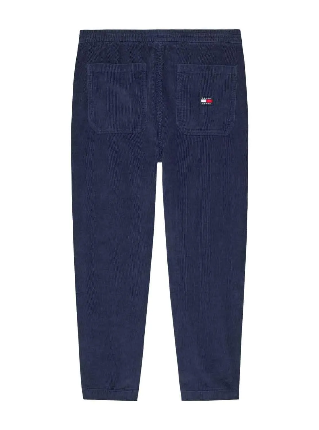 Pantaloni Tommy Jeans Corduroy Blu Navy Uomo