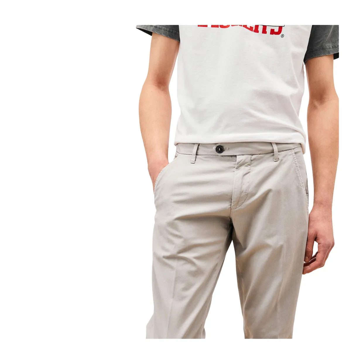 Pantaloni Uomo Roy Roger's New Rolf Grigio