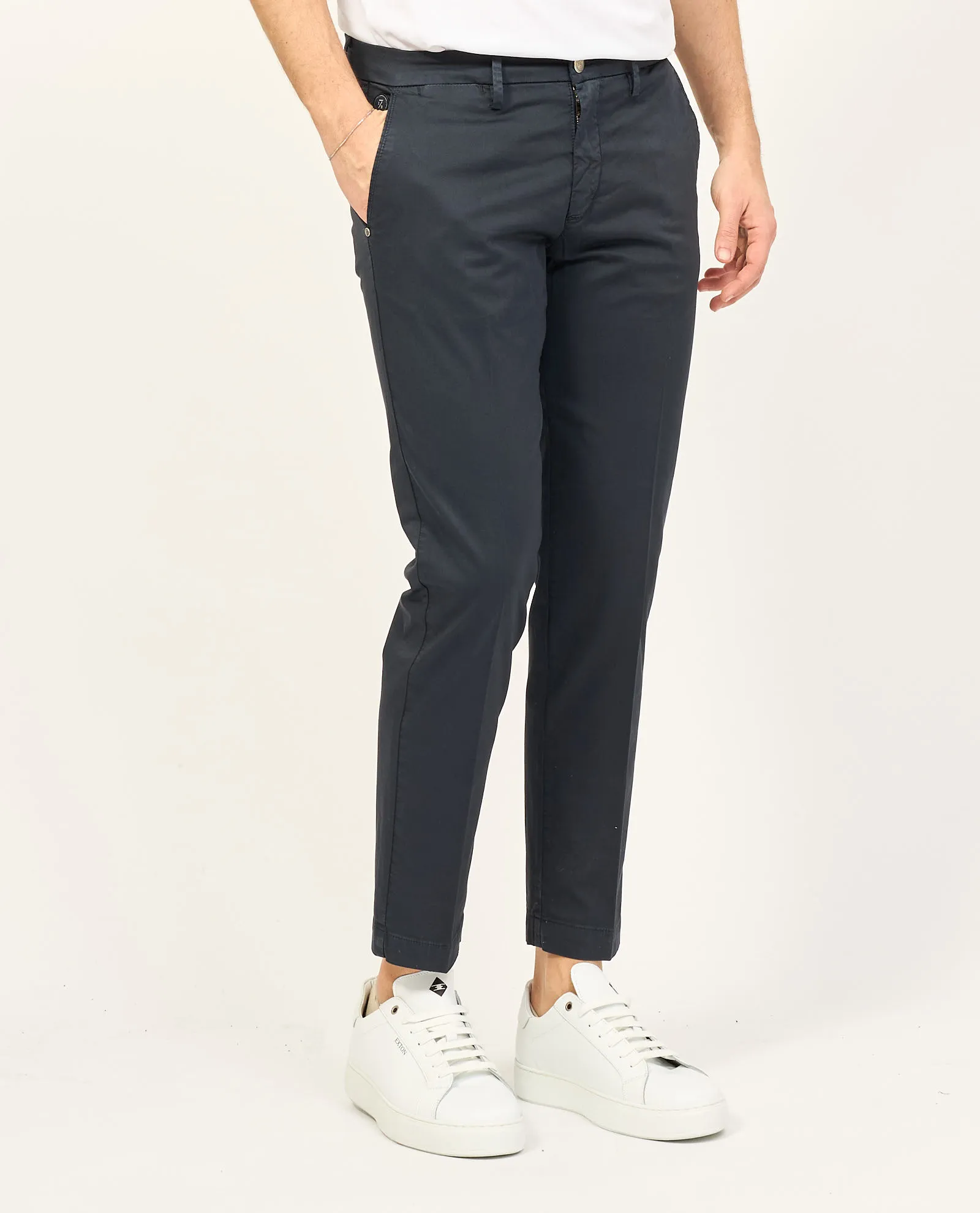Pantaloni uomo Settemezzo slim fit 4 tasche