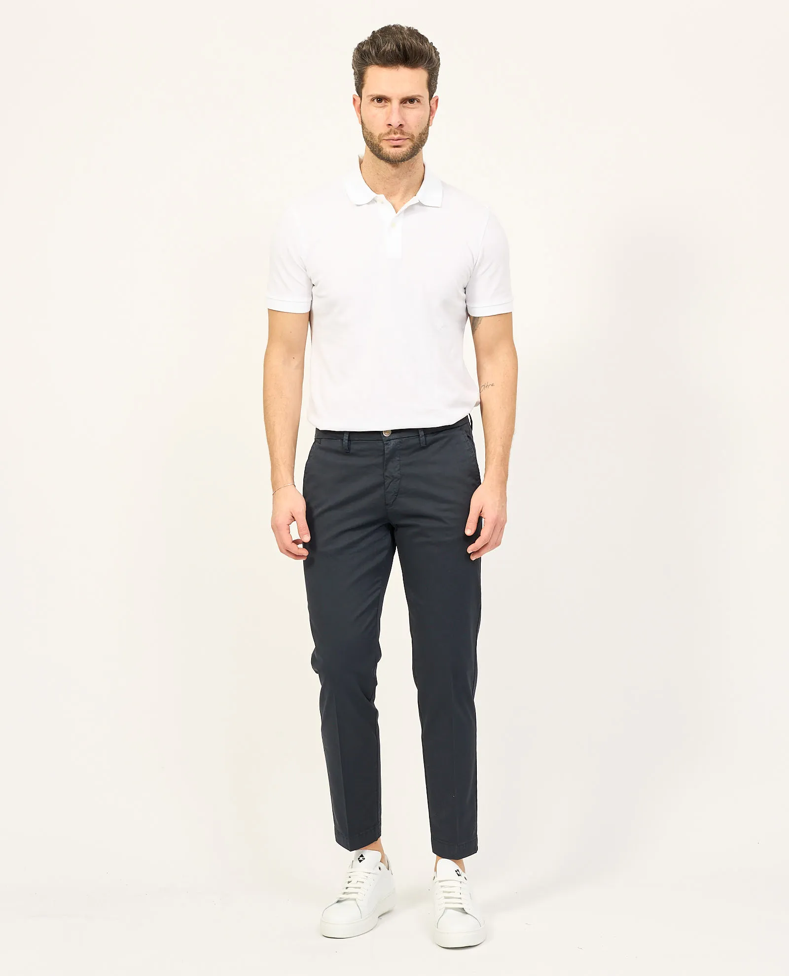 Pantaloni uomo Settemezzo slim fit 4 tasche