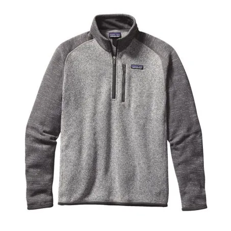 PATAGONIA FELPA 25522 BETTER SWEATER 1/4 NKFG GRIGIO