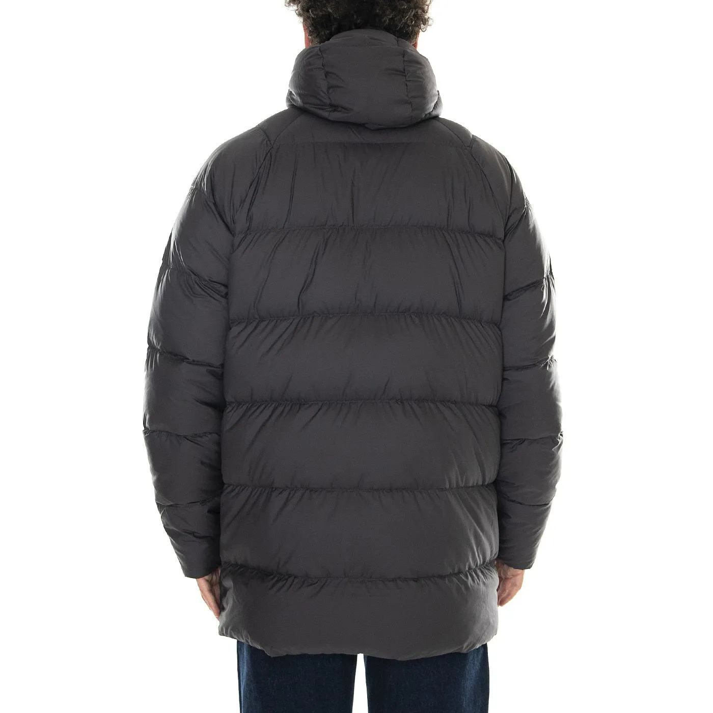 Patagonia M's Silent Down Parka Basin Green - Giacca Invernale Uomo Grigia    