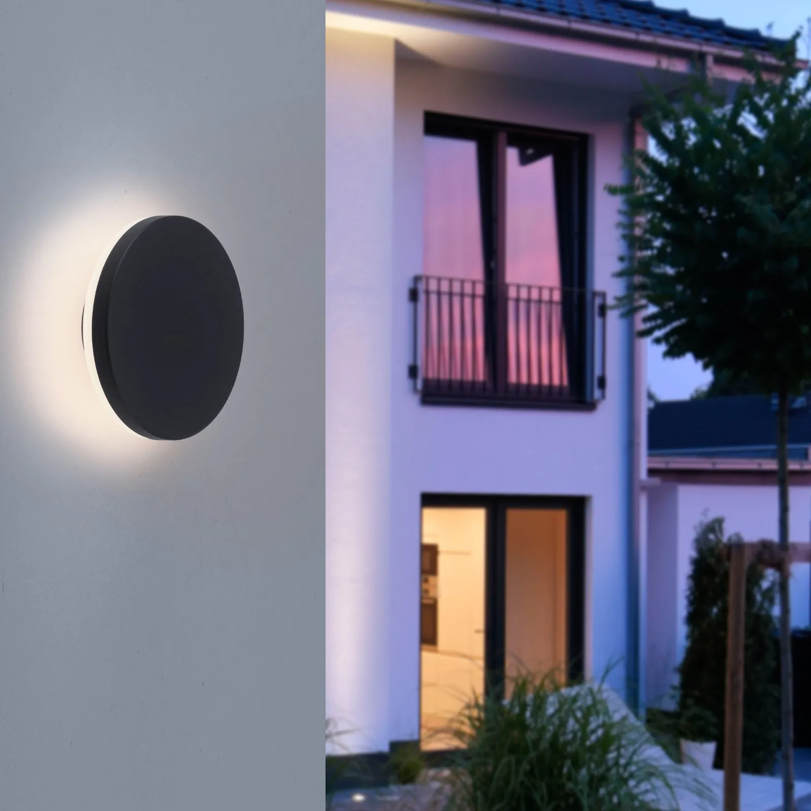 Paul Neuhaus Puntua applique LED da esterni, IP65