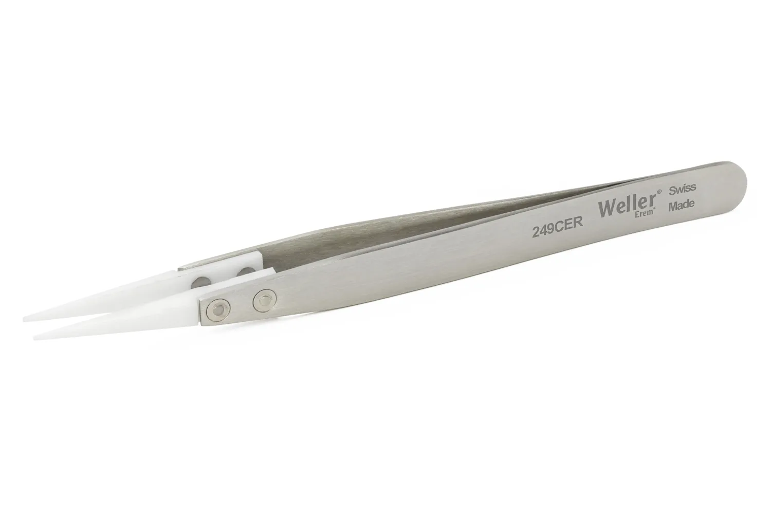 Pinzette Weller Erem in Acciaio inox, 130 mm mm, becco Appuntito, anti-magnetiche