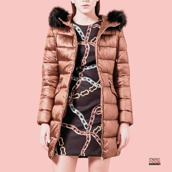 Piumino midi donna Artigli art: ag35220