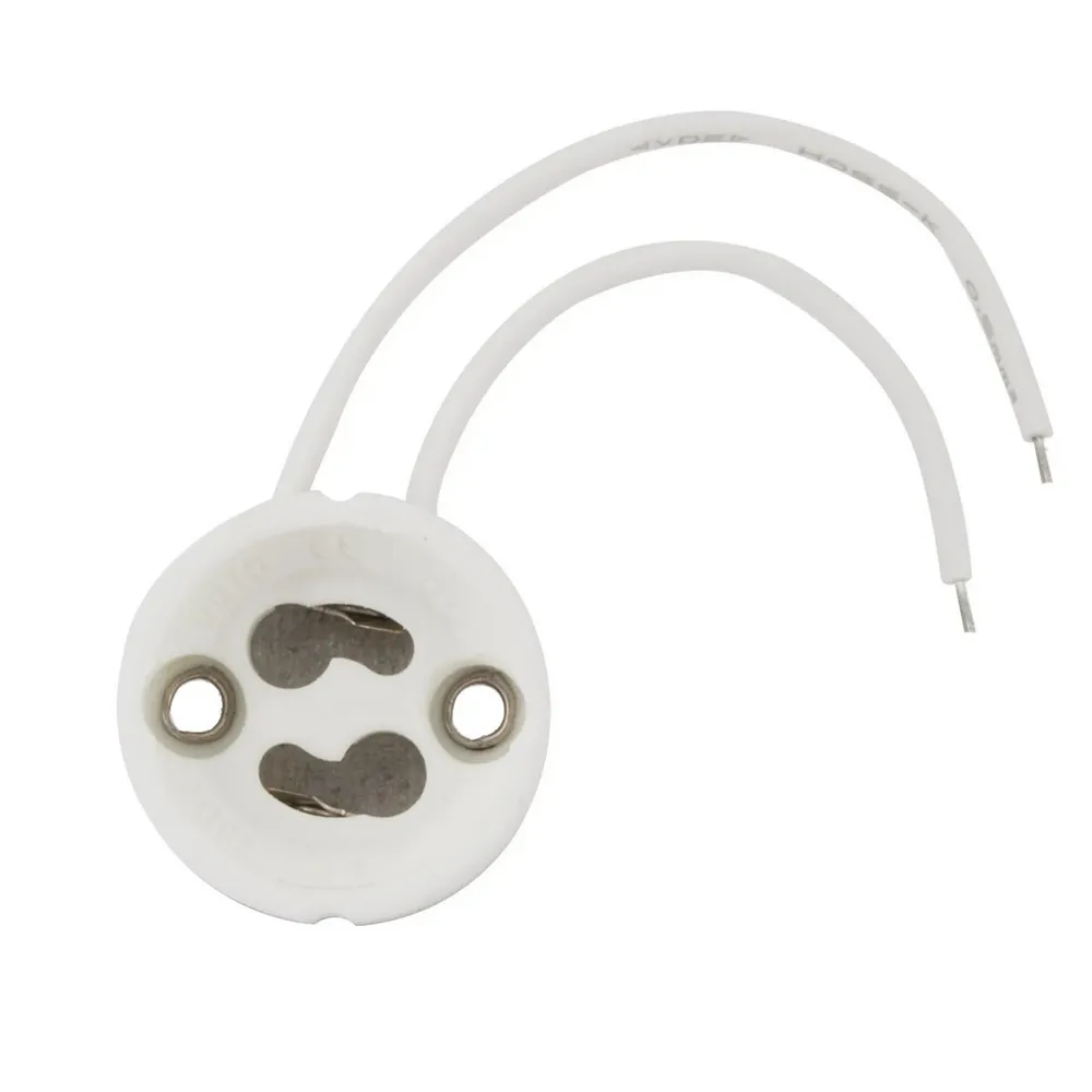 Portalampada GU10 Bianco 250V in Ceramica Aigostar