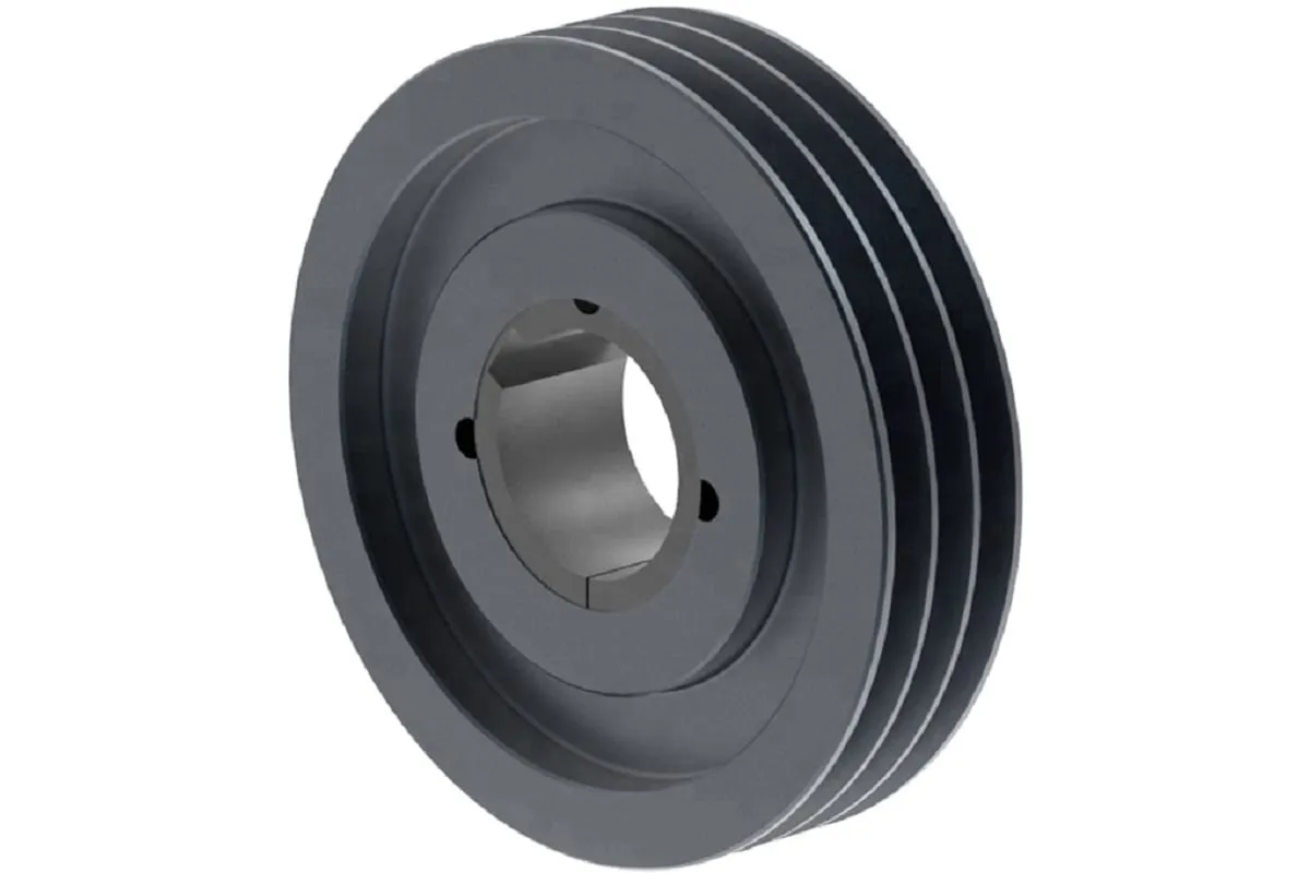 Puleggia per cinghie a V OPTIBELT, 3 denti, foro 65mm, in Ghisa