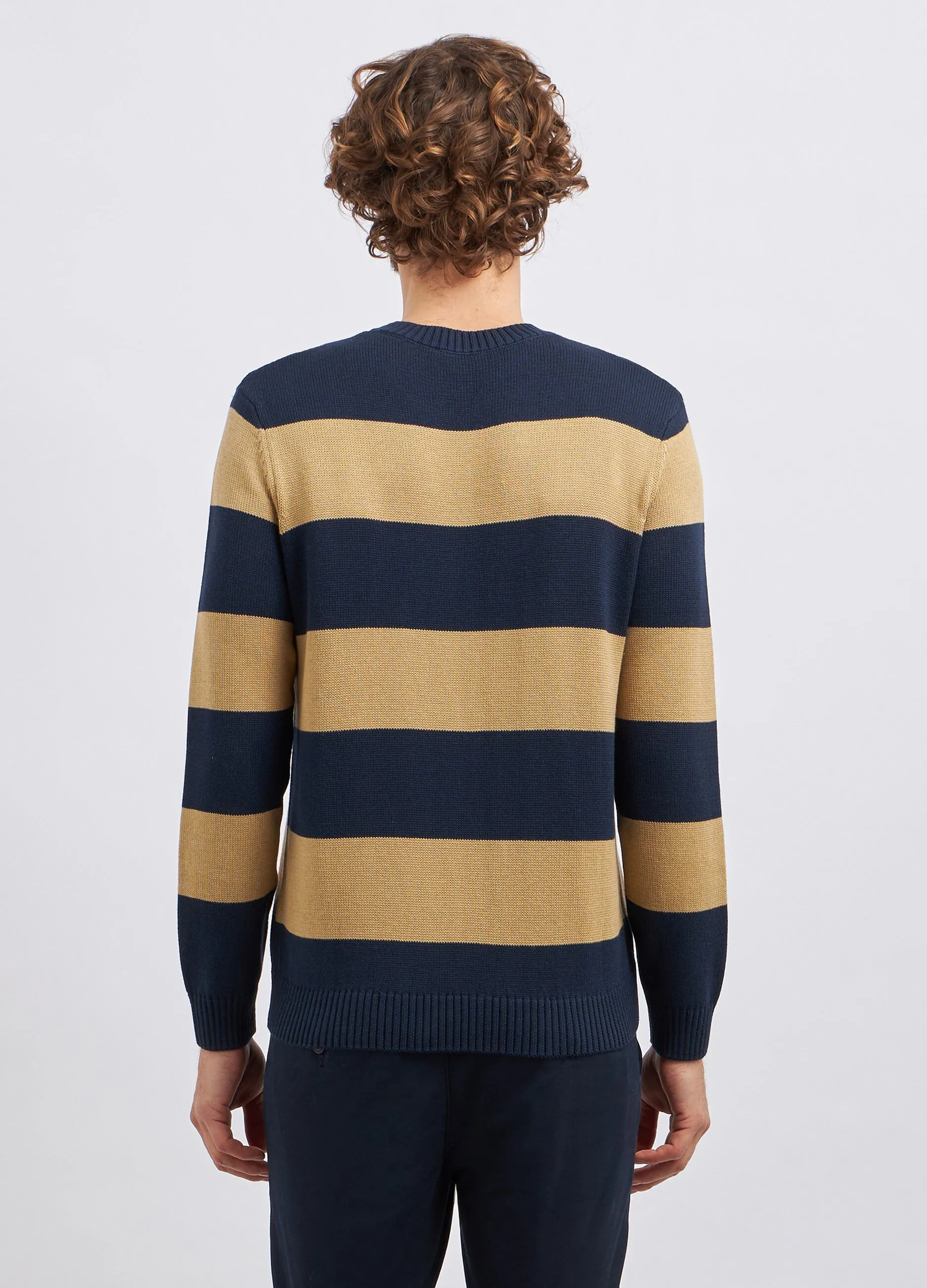 Pullover a righe uomo