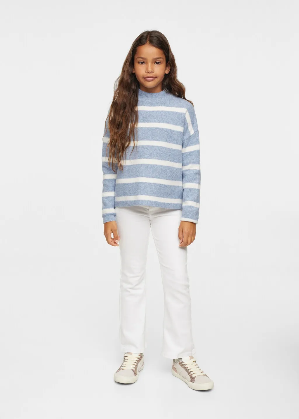 Pullover maglia a righe