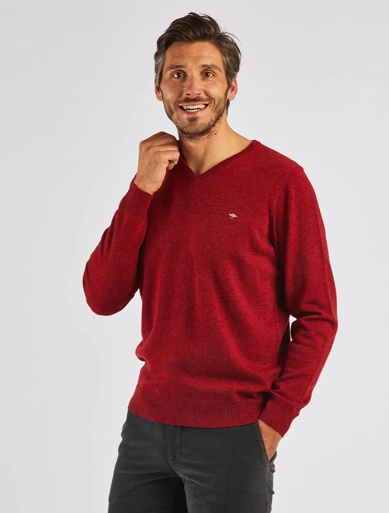 Pullover Manica Lunga Fynch-hatton - Rosso