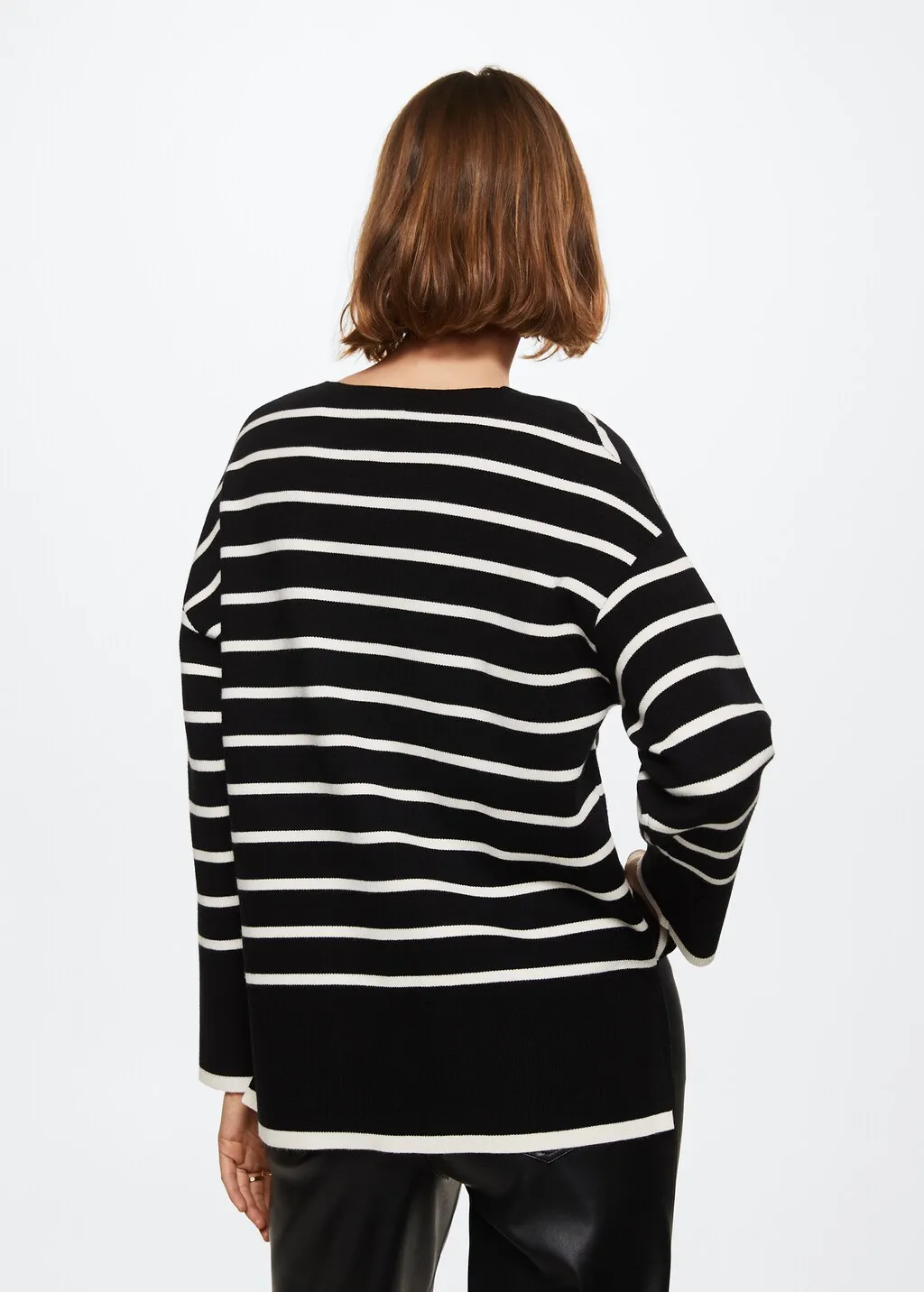 Pullover righe oversize