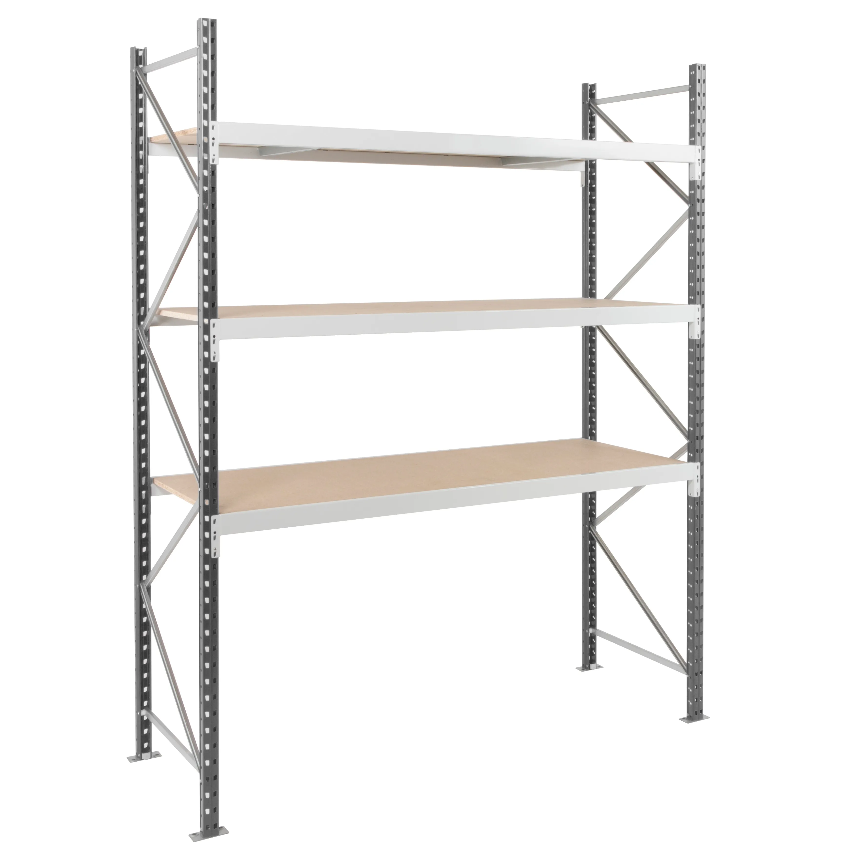 Rack di stoccaggio Acciaio Grigio scuro, grigio chiaro Manorga, 2000mm x 3000mm x 600mm