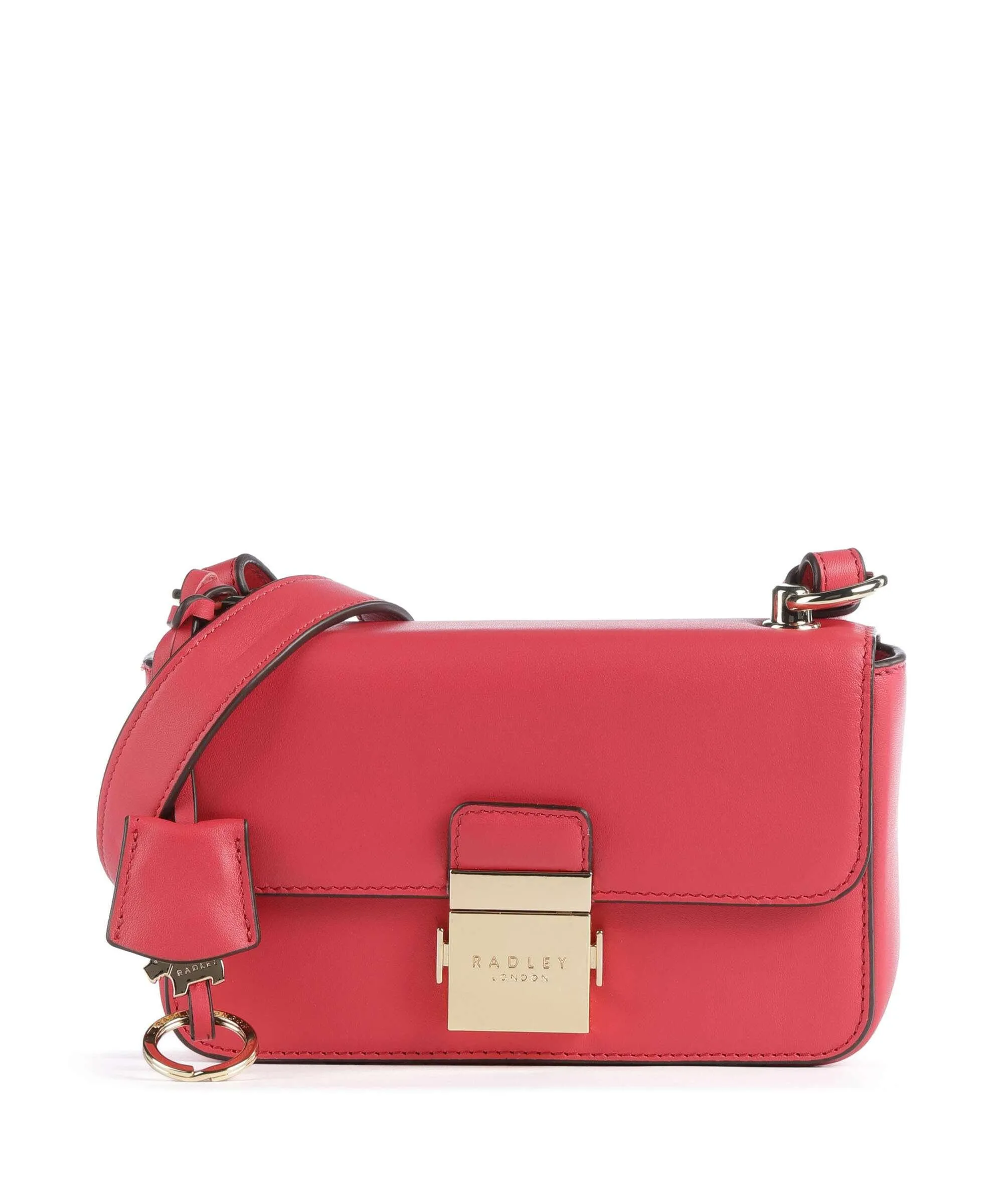  Radley London Hanley Close Borsa a tracolla pelle a grana fine rosso  