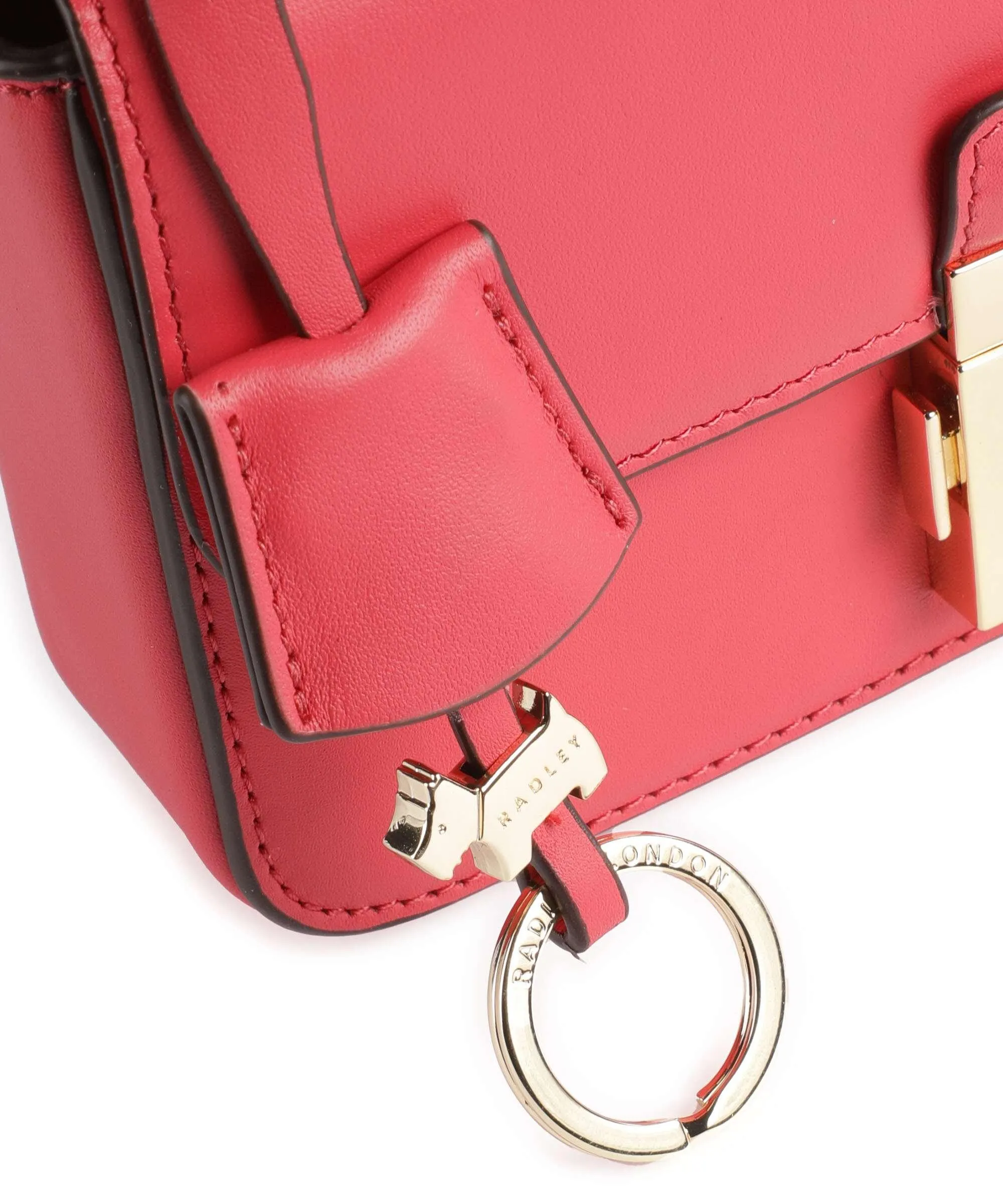  Radley London Hanley Close Borsa a tracolla pelle a grana fine rosso  