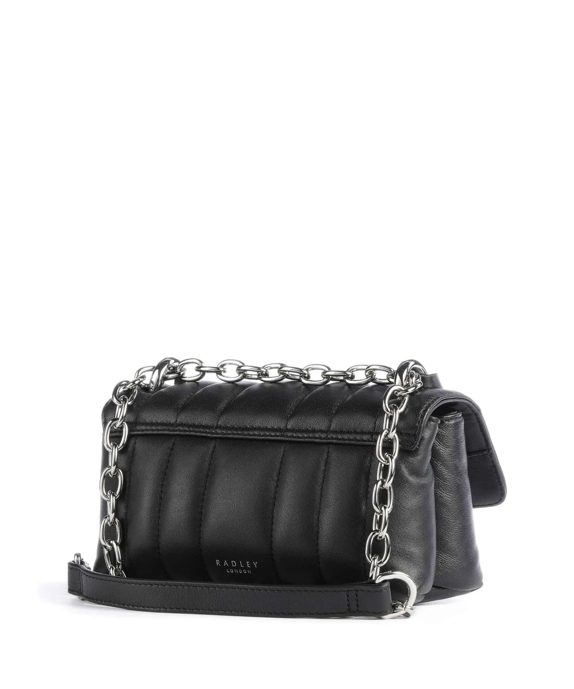  Radley London Mill Bay Borsa a spalla morbida pelle bovina nero  