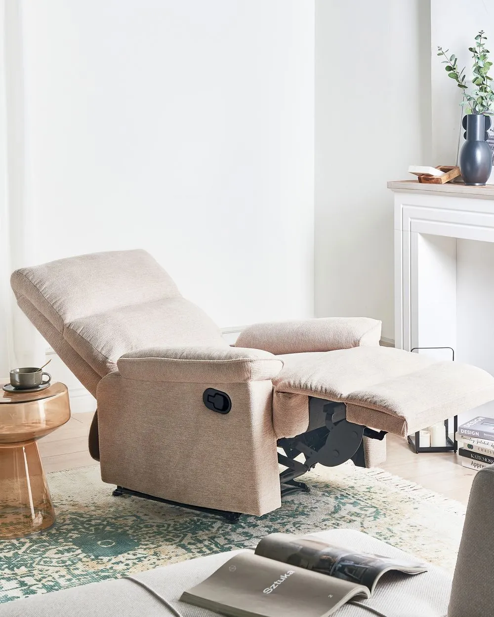 Recliner Chair EVERTON Beige