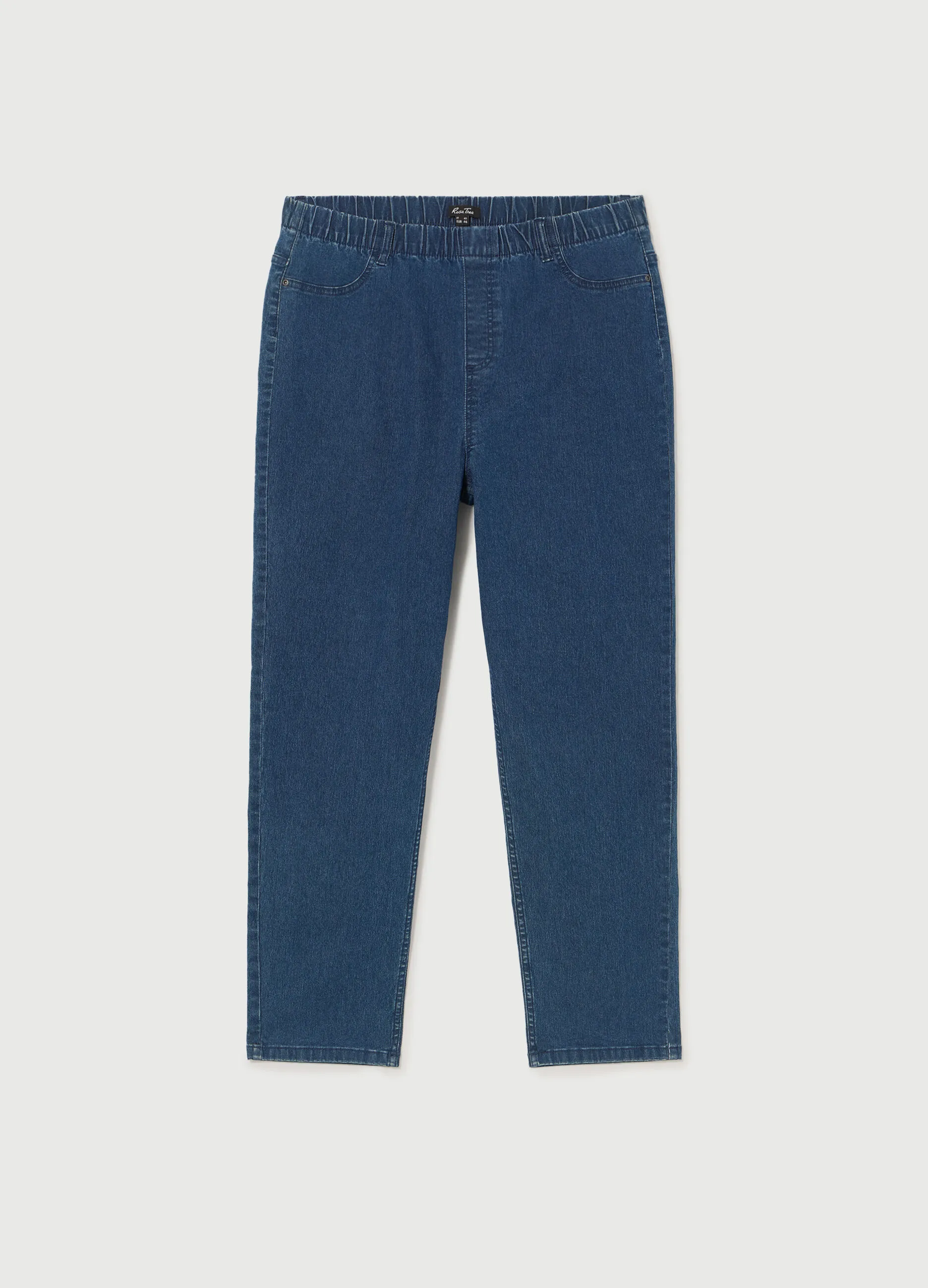 ROSA THEA  Jeggings in denim di misto cotone stretch donna curvy