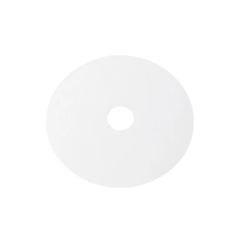 Rosone bianco RAL 9016 rotondo 11 cm per piastra di montaggio